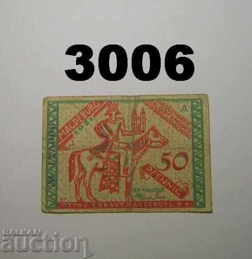 Magdeburg 50 pfennig 1921 Germany