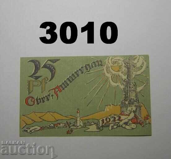 Oberammergau 25 pfennig 1921 Германия с цена 2.50 лв. | € 1.28