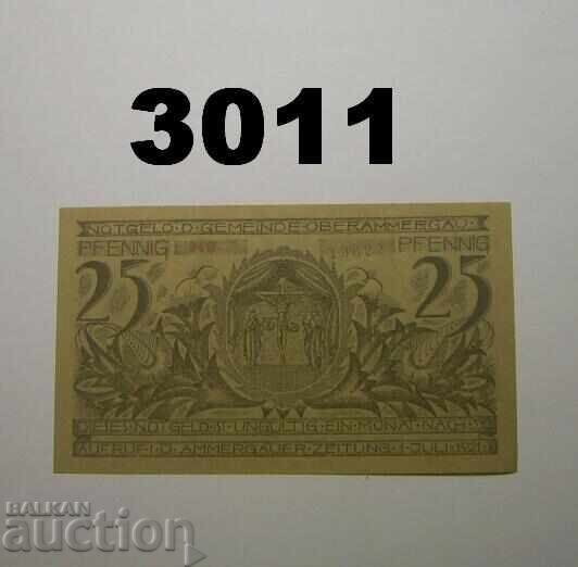 Oberammergau 25 pfennig 1921 Германия