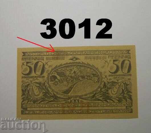 Όμπεραμεργκάου 50 φενίγκ 1921 Γερμανία