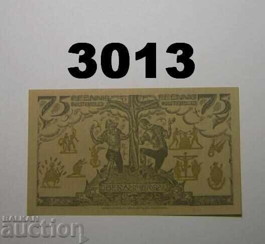 Όμπεραμεργκάου 75 πφένιχ 1921 Γερμανία με τιμή 2.50 BGN | € 1.28