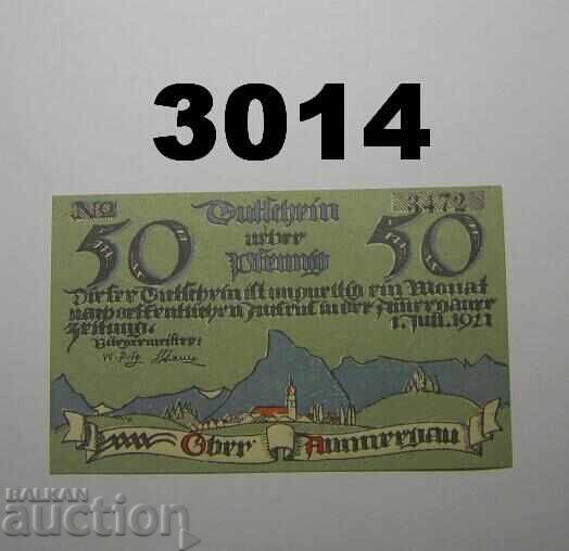 Όμπεραμεργκάου 50 φενίγκ 1921 Γερμανία