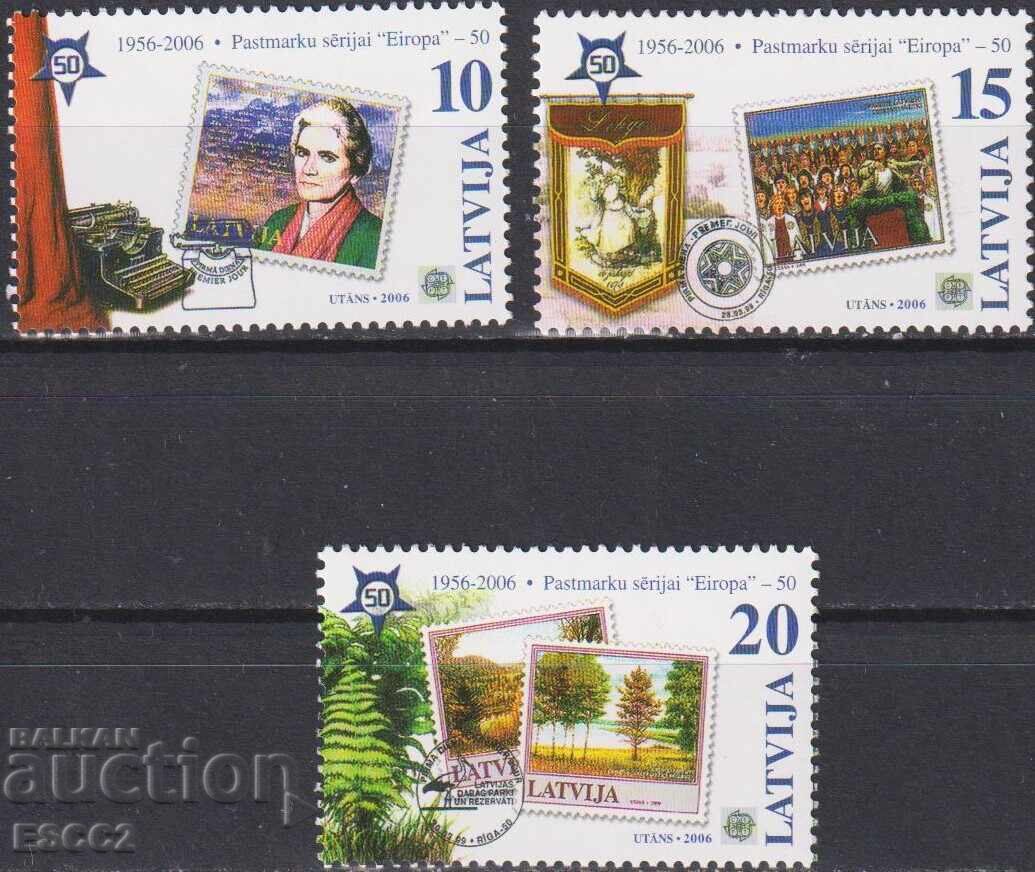 Καθαρά γραμματόσημα 50 χρόνια Ευρώπη ΣΕΠΤ 2006 από Λετονία