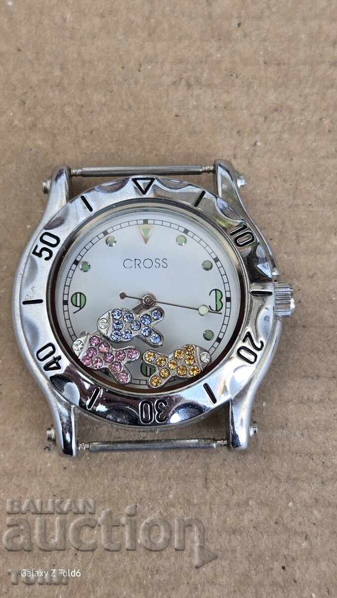 CROSS QUARTZ ΧΡΟΝΟΓΡΑΦΟΣ ΣΠΑΝΙΟΣ ΧΩΡΙΣ ΕΓΓΥΗΣΗ BZC !!!!