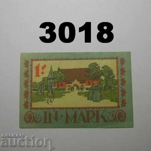 Λάνγκενχορν 1 μάρκο 1921 Γερμανία με τιμή 2.00 BGN | € 1.02