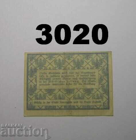 Neuruppin 50 pfennig 1917 Germania cu preț 3.00 BGN | € 1.53