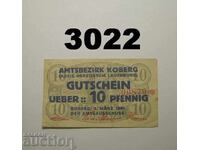 Κόμπεργκ 10 φεννίγκ 1921 Γερμανία