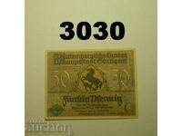 Stuttgart 50 pfennig 1921 Germany