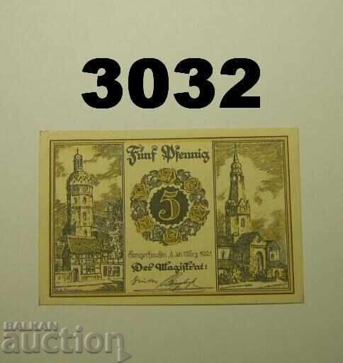 Σανγκερχάουζεν 5 πεννίγια 1921 Γερμανία Σανγκερχάουζεν 5 πεννίγια 1921 Γερμανία