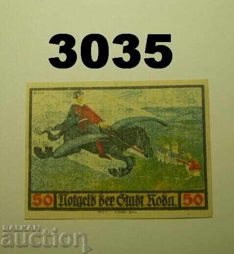 Ρόδα 50 φεννίγκ 1921 Γερμανία με τιμή 2.50 BGN | € 1.28