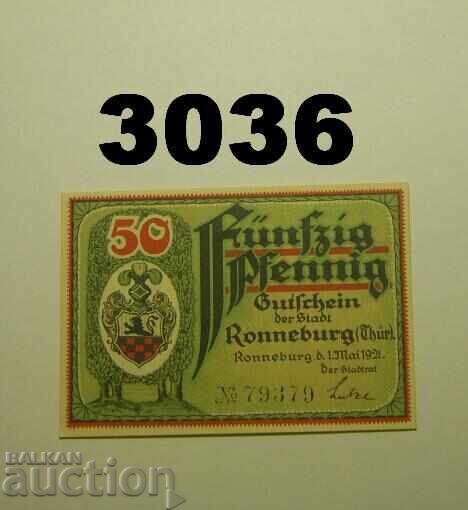 Ronneburg 50 pfennig 1921 Germany