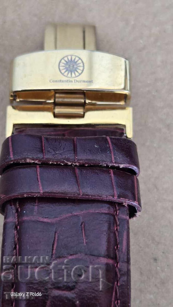 Licitație CONSTANTIN DURMONT CRONOGRAF CUARȚ RAR NU ȘTIU DACĂ RĂS Licitație CONSTANTIN DURMONT CRONOGRAF CUARȚ RAR NU ȘTIU DACĂ RĂS