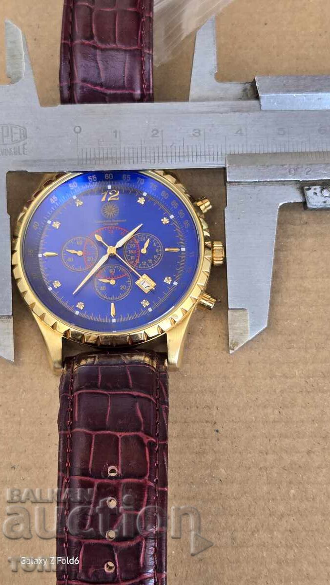 CONSTANTIN DURMONT CRONOGRAF CUARȚ RAR NU ȘTIU DACĂ RĂS - 6 CONSTANTIN DURMONT CRONOGRAF CUARȚ RAR NU ȘTIU DACĂ RĂS - 6