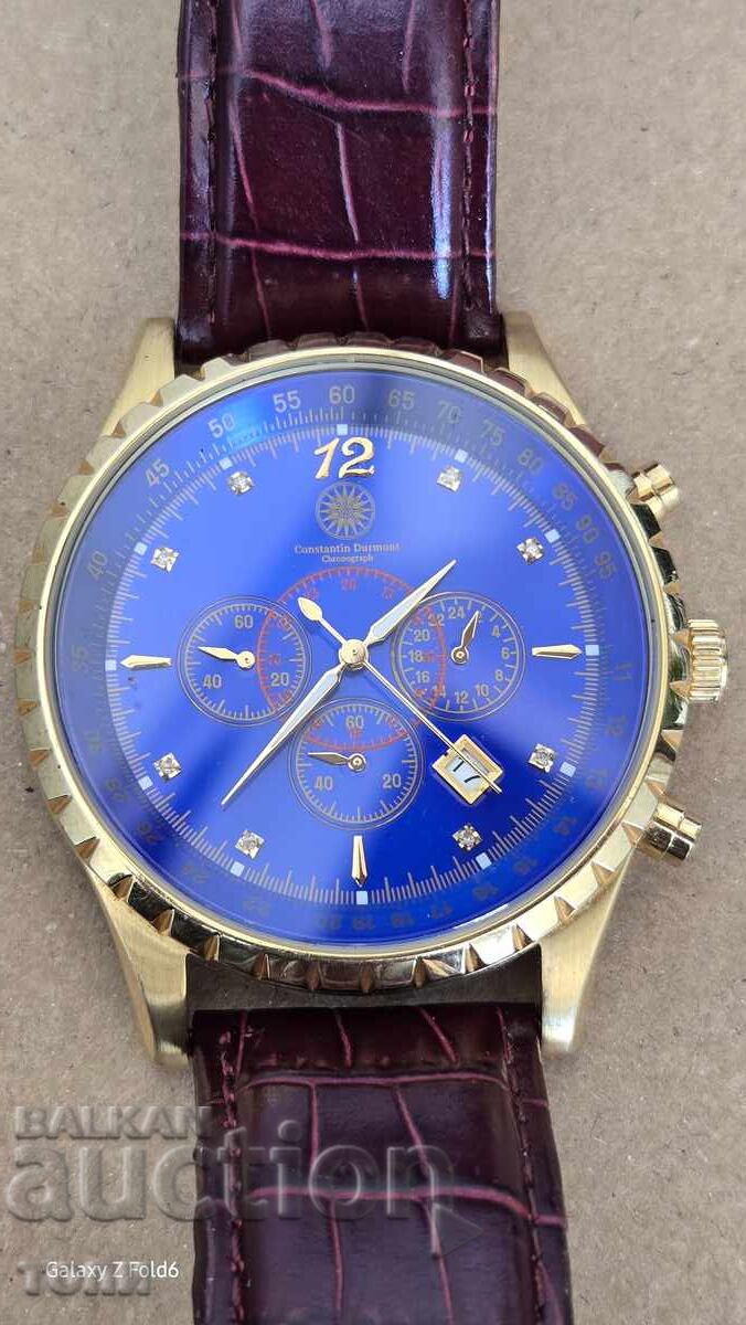 CONSTANTIN DURMONT CRONOGRAF CUARȚ RAR NU ȘTIU DACĂ RĂS CONSTANTIN DURMONT CRONOGRAF CUARȚ RAR NU ȘTIU DACĂ RĂS
