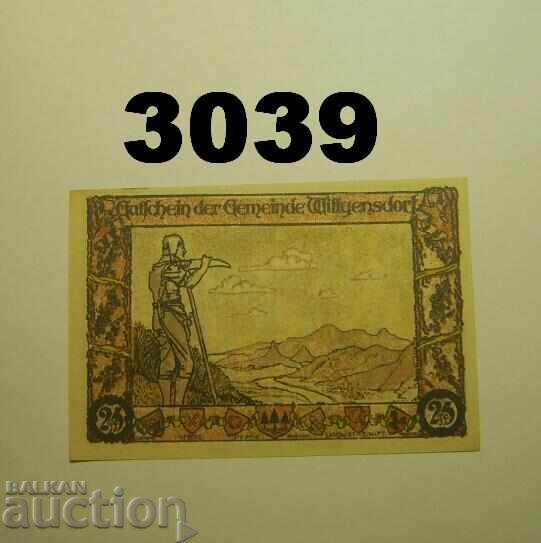 Wittgensdorf 25 pfennig 1921 Germania cu preț 7.00 BGN | € 3.58