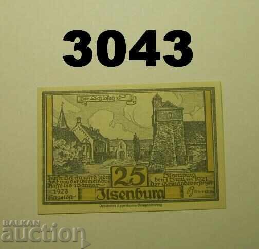 Ilsenburg 25 pfennig 1921 Γερμανία