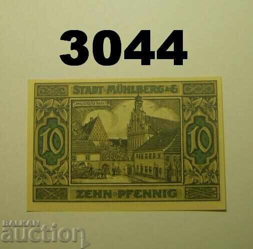 Mühlberg 10 pfennig 1921 Германия с цена 2.50 лв. | € 1.28
