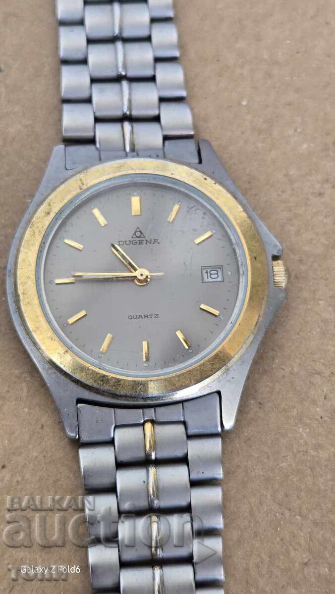 RARE DUGENA QUARTZ GERMANY MADE, I DON'T KNOW IF IT WORKS, BZTs!! with price 8.50 BGN | € 4.35