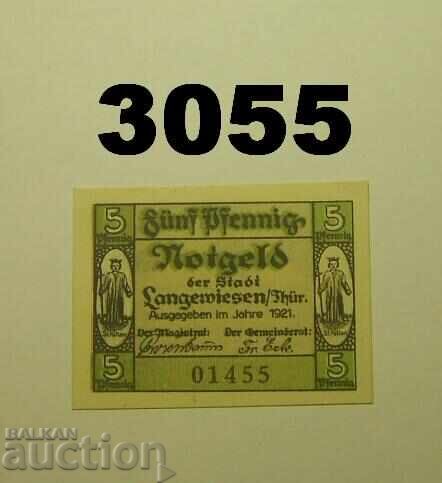 Langewiesen 5 pfennig 1921 Germany Langewiesen 5 pfennig 1921 Germany