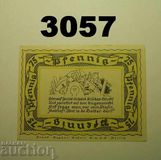 Stolzenau 75 pfennig 1921 Germania cu preț 2.00 BGN | € 1.02