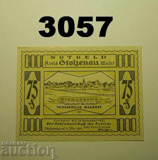 Stolzenau 75 pfennig 1921 Germania