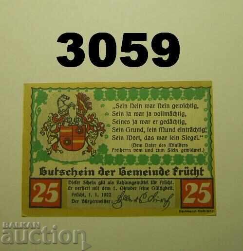 Φρούτα κοντά στο Έμς 25 πφένιχ 1922 Γερμανία