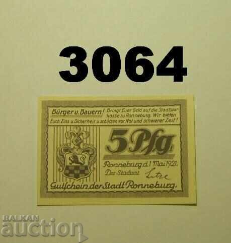 Ronneburg 5 pfennig 1921 Germany Ronneburg 5 pfennig 1921 Germany