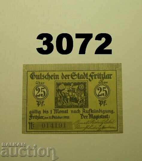 Φρίτζλαρ 25 φέννιχ 1920 Γερμανία Φρίτζλαρ 25 φέννιχ 1920 Γερμανία