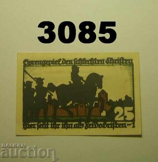 Vechta 25 pfennig 1922 Germania cu preț 2.00 BGN | € 1.02