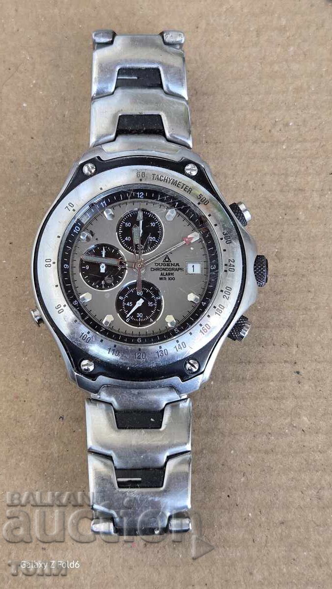 DUGENA CHRONOGRAPH QUARTZ SWISS MADE ΣΠΑΝΙΟ ΛΕΙΤΟΥΡΓΕΙ ΧΩΡΙΣ ΕΓΓΥΗΣΗ DUGENA CHRONOGRAPH QUARTZ SWISS MADE ΣΠΑΝΙΟ ΛΕΙΤΟΥΡΓΕΙ ΧΩΡΙΣ ΕΓΓΥΗΣΗ