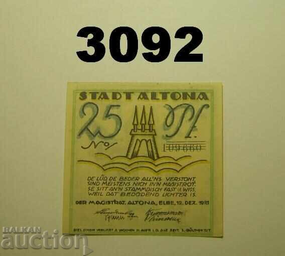 Altona 25 pfennig 1921 Germany