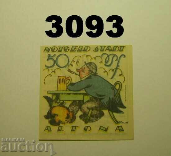 Altona 50 pfennig 1921 Germania cu preț 2.00 BGN | € 1.02