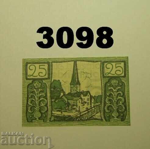 Holzminden 25 πφέννιχ 1921 Γερμανία με τιμή 2.00 BGN | € 1.02
