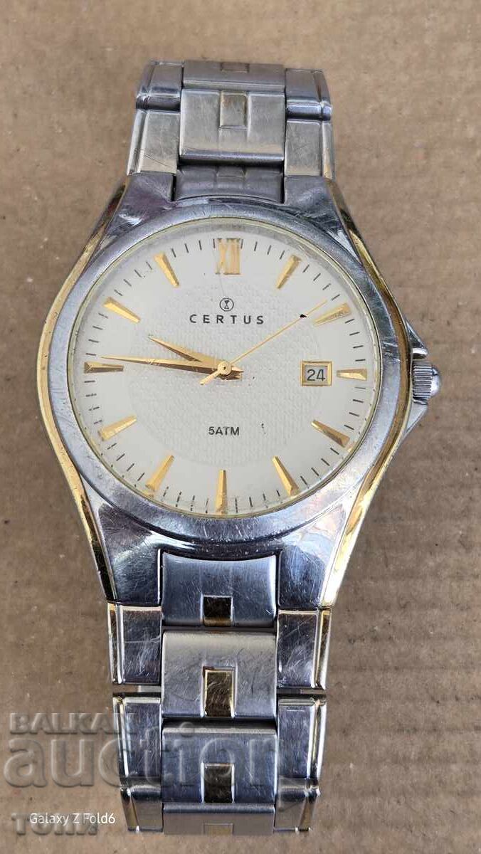 CERTUS WR 50 QUARTZ ΣΠΑΝΙΟ ΛΕΙΤΟΥΡΓΕΙ ΧΩΡΙΣ ΕΓΓΥΗΣΗ BZC !!!!