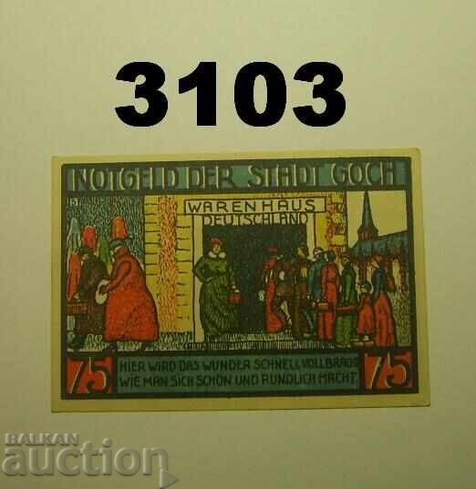 Goch 75 pfennig 1922 Germania cu preț 2.50 BGN | € 1.28 Goch 75 pfennig 1922 Germania cu preț 2.50 BGN | € 1.28