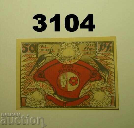 Altenburg 50 pfennig 1921 Germany with price 3.00 BGN | € 1.53