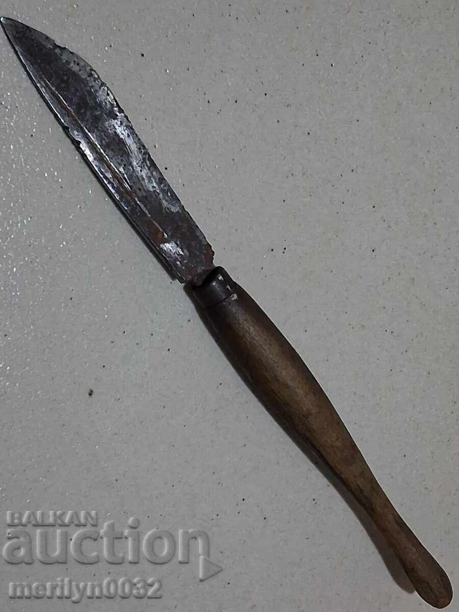 Old hand-forged scalpel-type knife - 6 Old hand-forged scalpel-type knife - 6