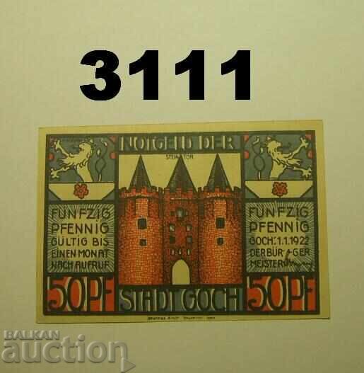 Goch 50 pfennig 1922 Germania