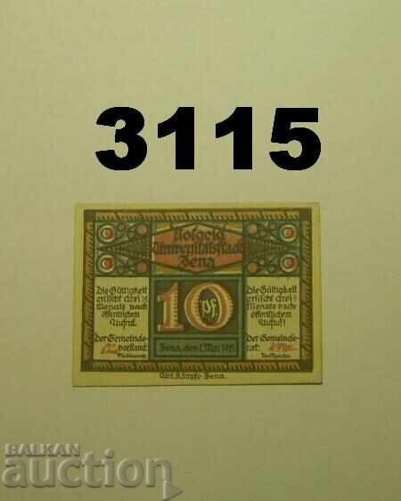 Jena 10 pfennig 1921 Germany Jena 10 pfennig 1921 Germany