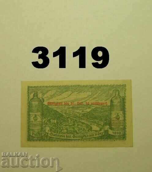 Bad Ems 10 λεπτά 1918 Γερμανία με τιμή 4.00 BGN | € 2.05