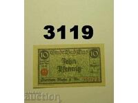 Bad Ems 10 pfennig 1918 Germania