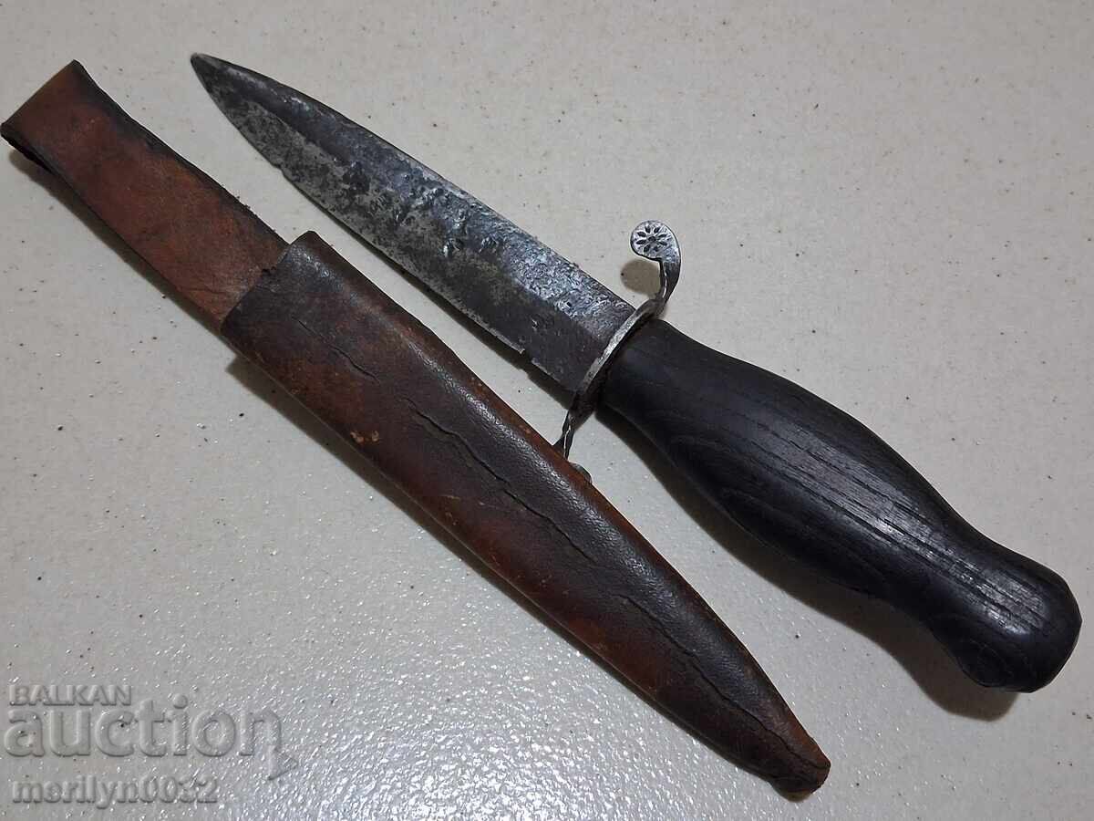 Габровска кама с кания миньон нож ОРИГИНАЛ - 5
