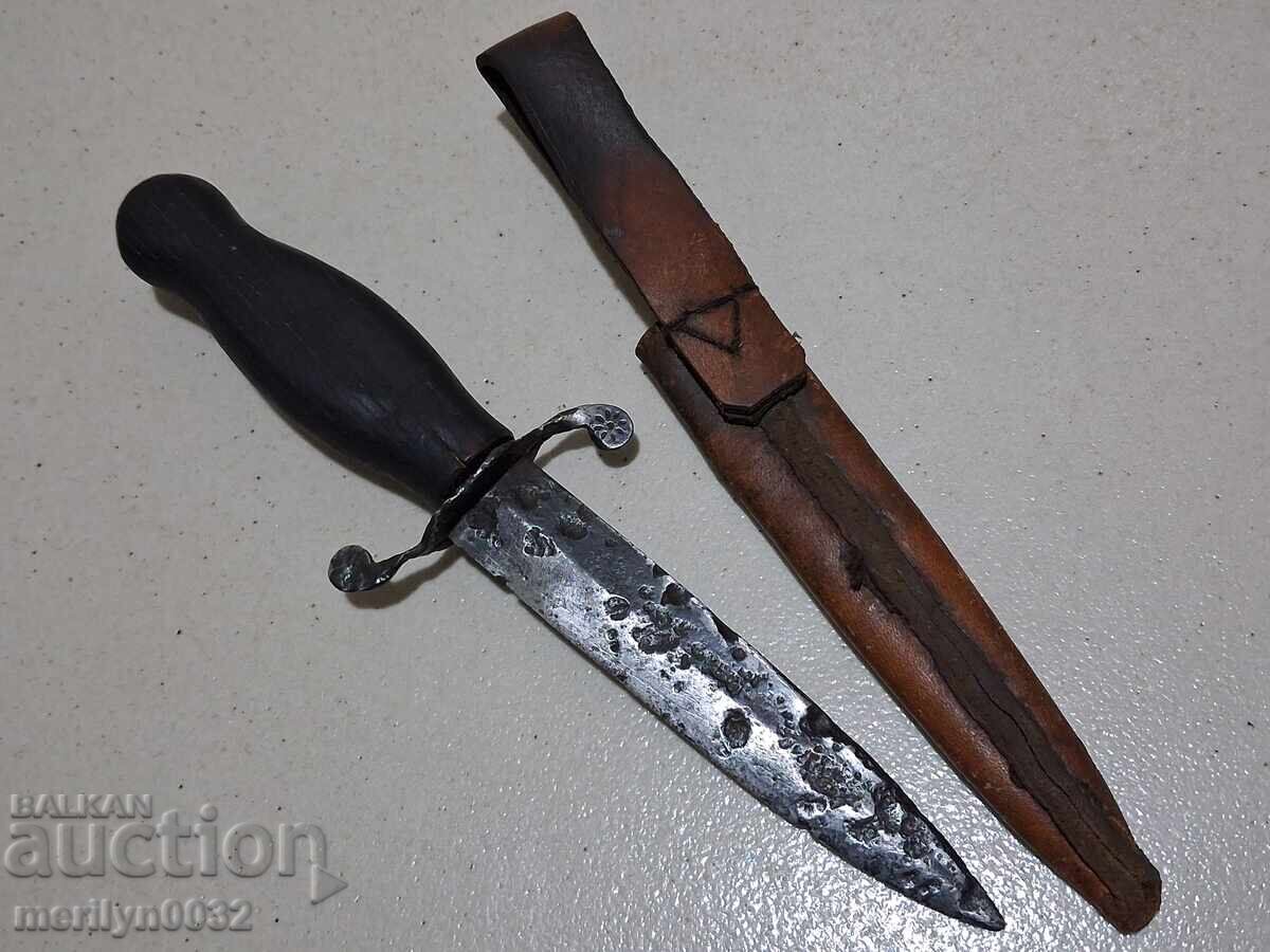 Габровска кама с кания миньон нож ОРИГИНАЛ - 7