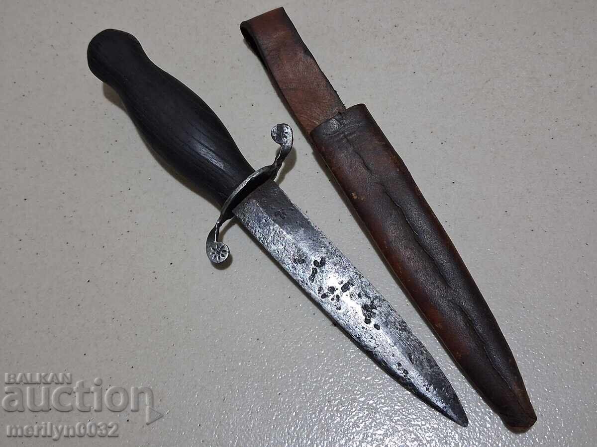 Габровска кама с кания миньон нож ОРИГИНАЛ