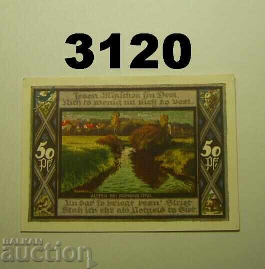 Poppenbüttel 50 pfennig 1921 Germany with price 1.50 BGN | € 0.77