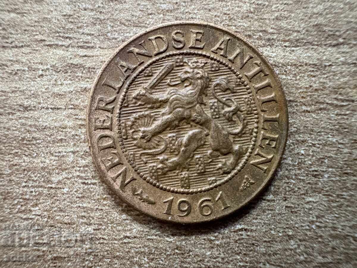 Нидерландски Антили - 1 цент (1961) с цена 3.01 лв. | € 1.54 Нидерландски Антили - 1 цент (1961) с цена 3.01 лв. | € 1.54