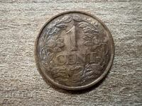 Нидерландски Антили - 1 цент (1968) - Звезда и риба