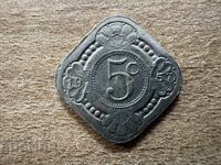 Нидерландски Антили - 5 цента (1957)