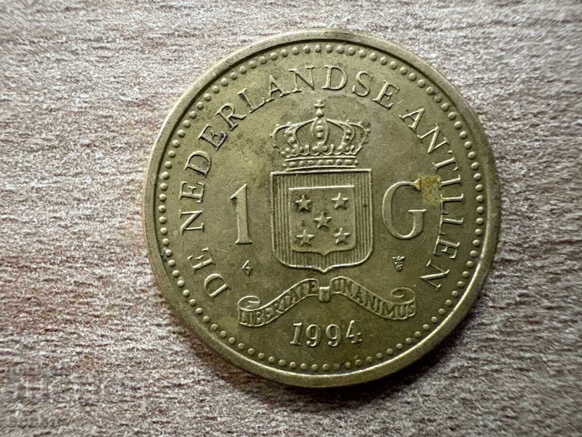 Нидерландски Антили - 1 гулден (1994) Нидерландски Антили - 1 гулден (1994)