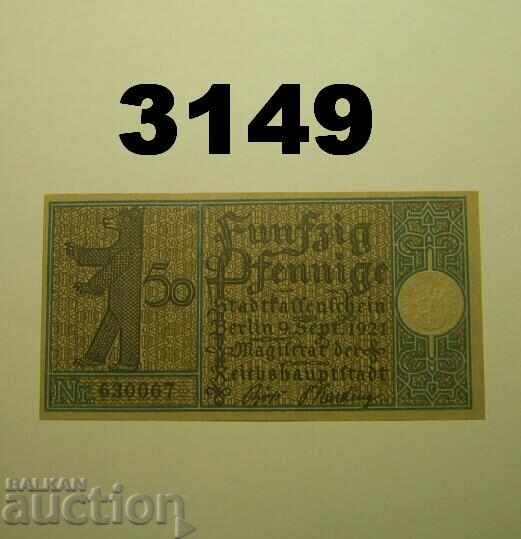Berlin 50 pfennig 1921 Германия с цена 1.50 лв. | € 0.77